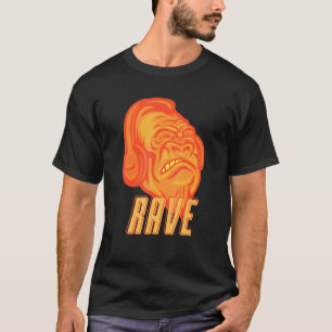 Rave Gorilla Edm Music Festival Rave Dubstep T-Shirt
