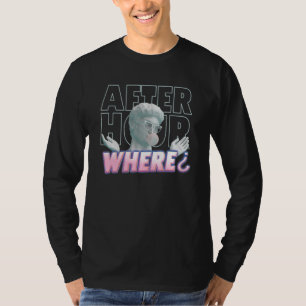 Rave House After Hour Where Shrug Retro Sculptur T-Shirt