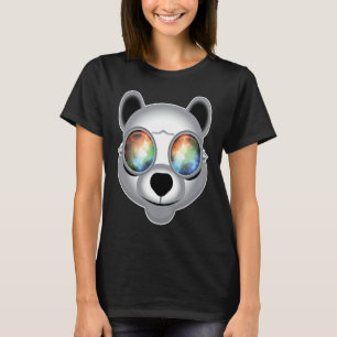 Rave Panda Techno Trippy T-Shirt