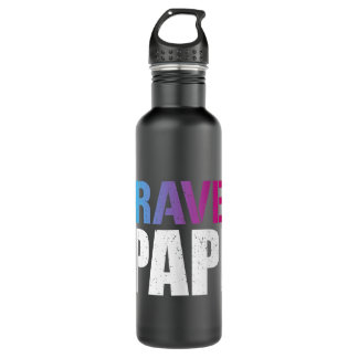 Rave Papi - EDM Music Festival Raver Daddy Fathers 710 Ml Water Bottle