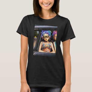 Rave Party Psychedelic EDM Trance Club DJ 7 T-Shirt