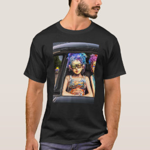Rave Party Psychedelic EDM Trance Club DJ 7 T-Shirt