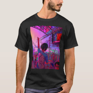 Rave Party Psychedelic EDM Trance Club DJ design_3 T-Shirt
