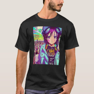 Rave Party Psychedelic EDM Trance Club DJ design P T-Shirt