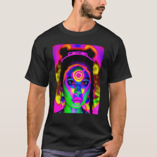 Rave Party Psychedelic EDM Trance Club DJ Neon 11 T-Shirt