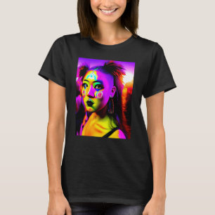 Rave Party Psychedelic EDM Trance Club DJ Neon 12 T-Shirt