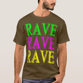 RAVE RAVE RAVE DIGITAL BLUR T-SHIRT