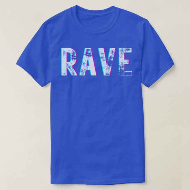 Rave, Techno Festival Trance Music, Trippy  T-Shirt (Design Front)