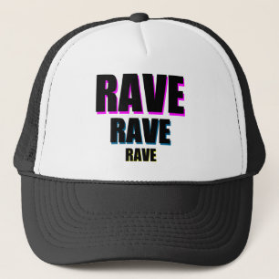 Rave x 3 trucker hat