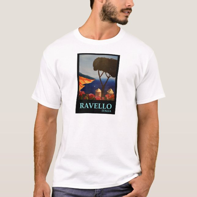 Ravello Salerno Italy View of Amalfi Coast T-Shirt (Front)