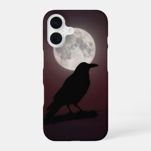 Raven and Blood Moon Gothic Phone Case