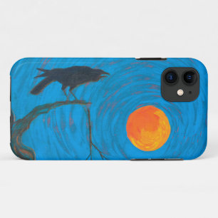 Raven and Full Moon iPhone 11 Case