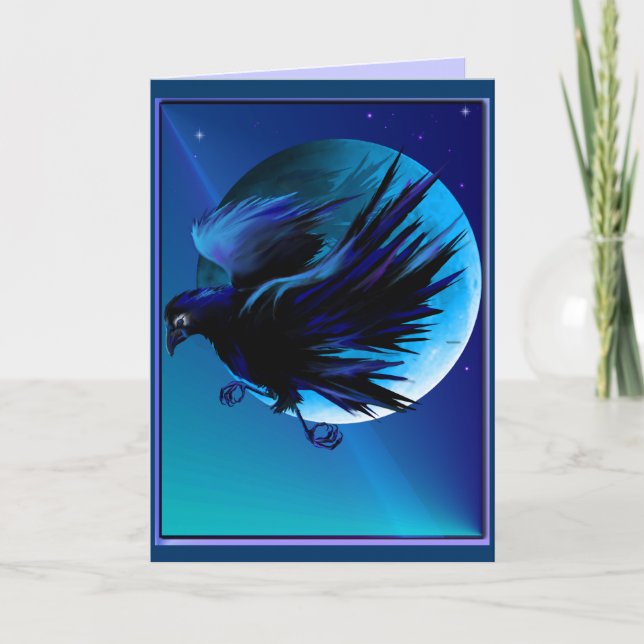 Raven and Moon Cards (Front)