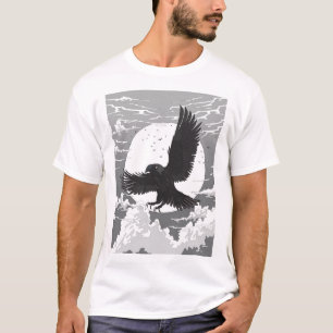 Raven And The Moon T-Shirt