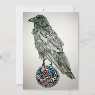 Raven and the Sun Holiday Card