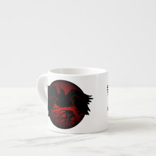 Raven Art Cup Native Art Raven Coffee Espresso Cup
