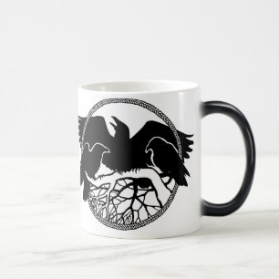 Raven Art Mug Wild Bird Crow Cup Raven  Mugs