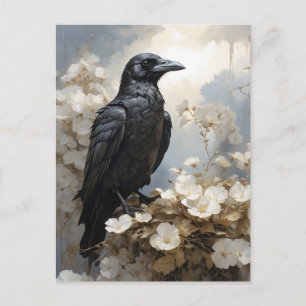 raven art postcard