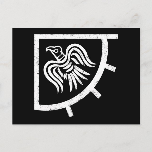 Raven Banner Viking Flag Postcard (Front)