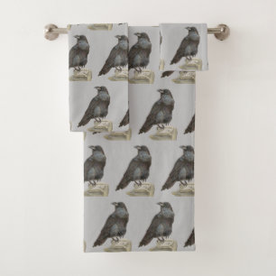 Raven Bath Towel Set