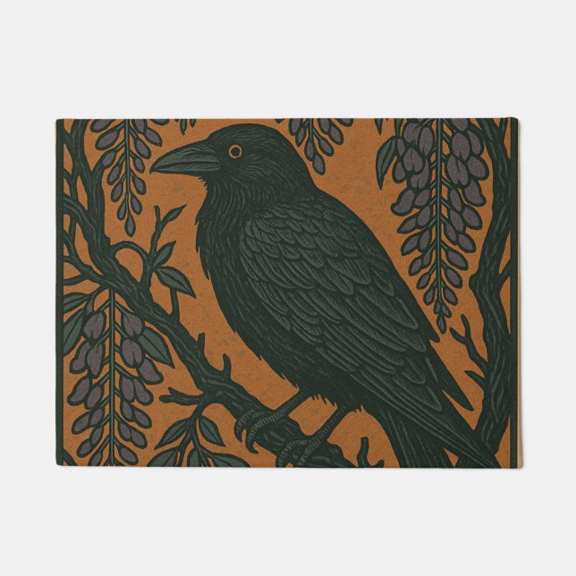 Raven Bird                                         Doormat (Front)