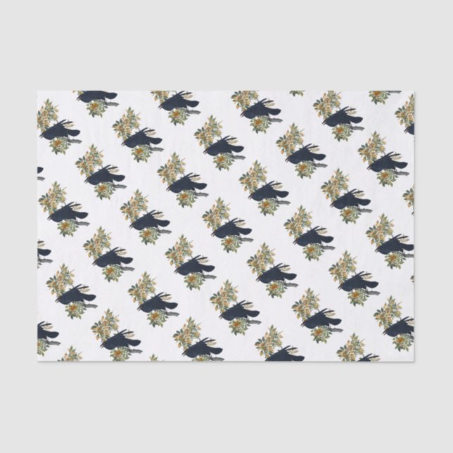 Raven Bird Tissue Paper (Front)