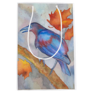 Raven Blackbird Art Gift Bag