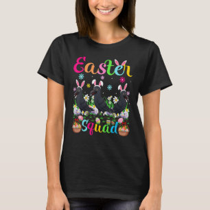 Raven Bunny Ear  Easter Squad Raven Bird Happy Eas T-Shirt
