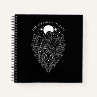 Raven Celestial Halloween Notebook