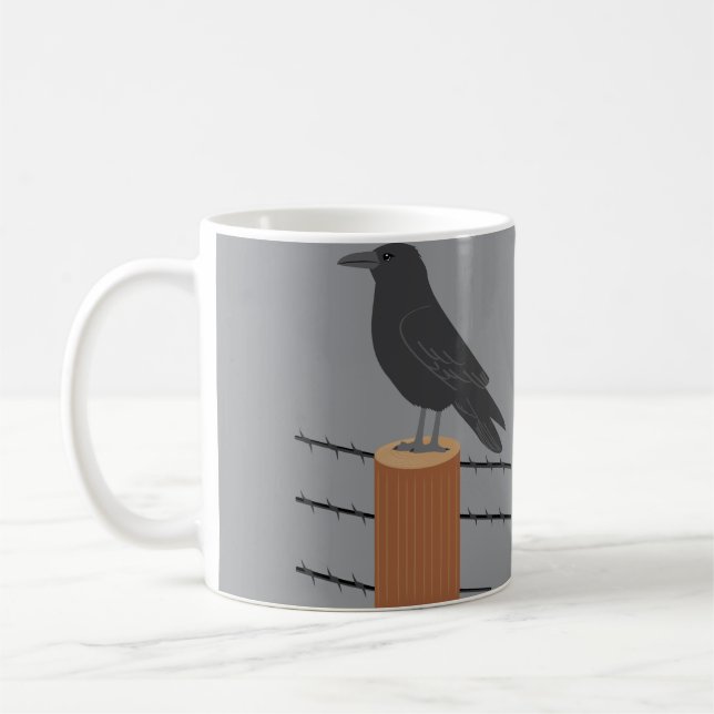 Raven Coffee Mug (Left)