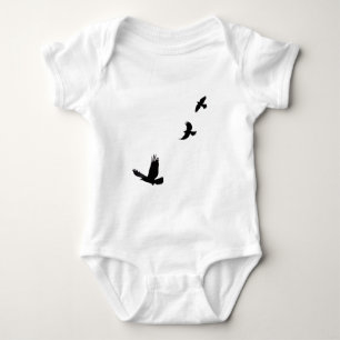 Raven & Common Grackles Birdlovers Gift Baby Bodysuit