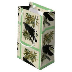 Raven (Common Raven) from Audubon Birds of America Small Gift Bag