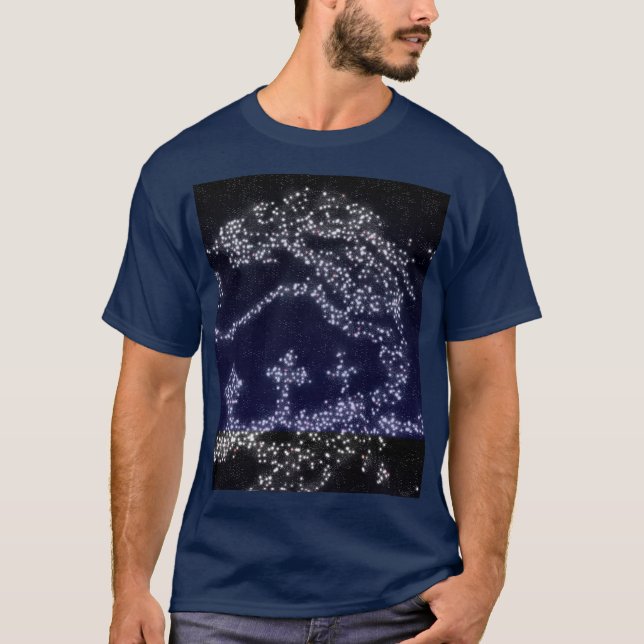 Raven Constellation  T-Shirt (Front)