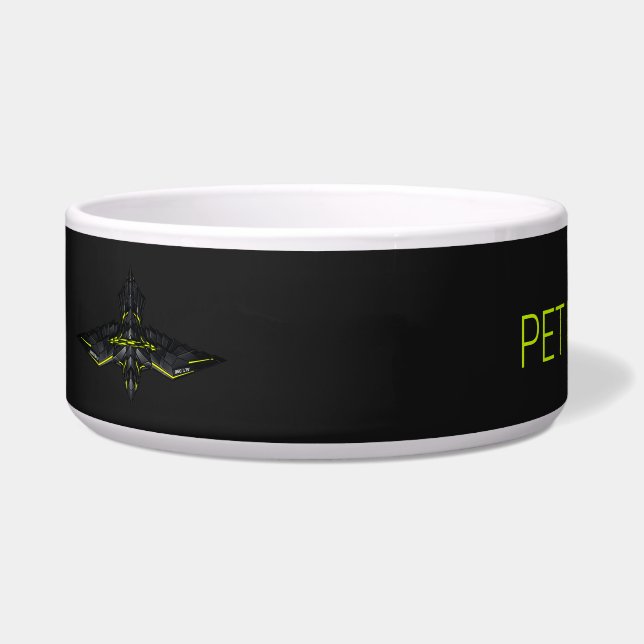 RAVEN_CORE Tactical Personalised Pet Bowl - Acid G (Left)