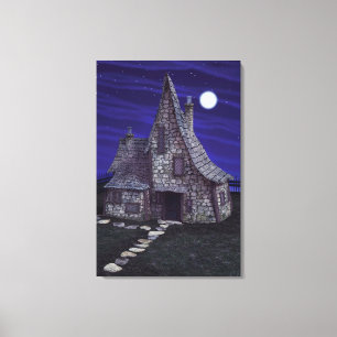Raven Court Canvas Print