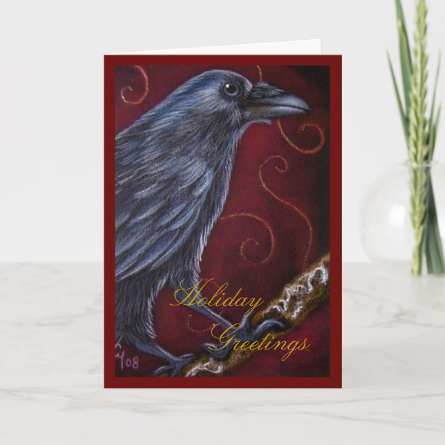 RAVEN CROW HOLIDAY Card (Front)