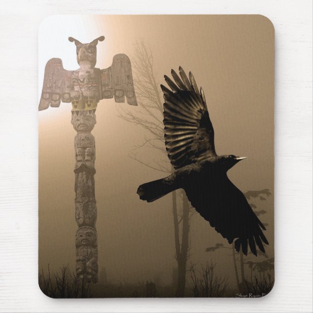 Raven & Crow Series Mouse Mat (Front)