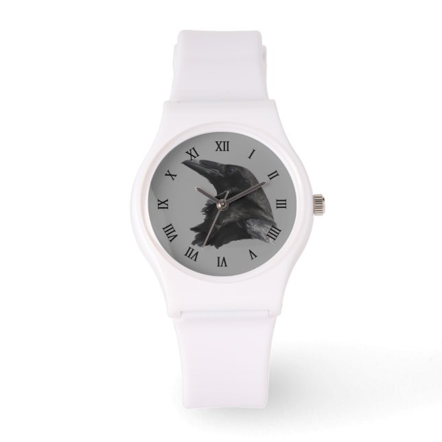 Raven Crow Wildlife Bird Raven-Lover Watch (Front)