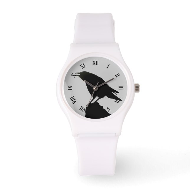 Raven Crow Wildlife Bird Raven-Lover Watch (Front)