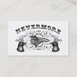 Raven & Crows Gothic Profile Business Card