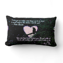 Raven Dark Love Cracked Glowing Heart with Quotes