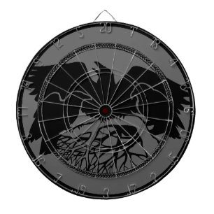Raven Dartboard Cool Tribal Raven Art Dartboard