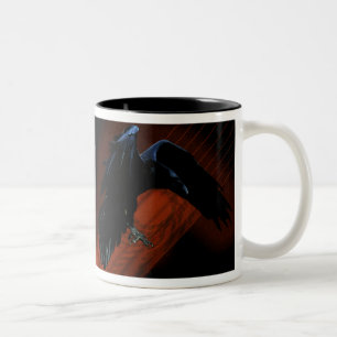 Raven Descent II Two-Tone Coffee Mug
