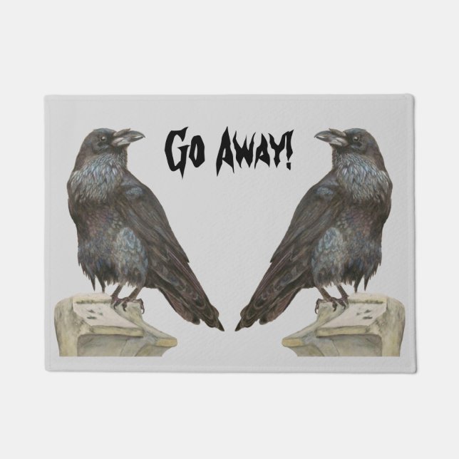 Raven Doormat (Front)