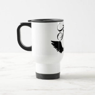 Raven emblem - Create Your Own Emblem Tumbler Travel Mug