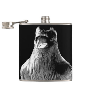 Raven Flask Custom Spirit Animal Raven Drink Flask