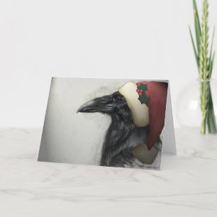 Raven for the Season Holiday Card