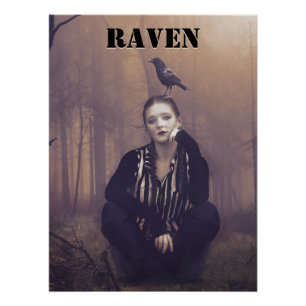 Raven Girl Poster