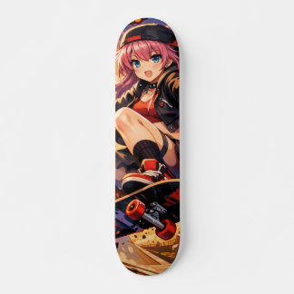 Raven girl  skateboard