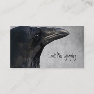 Raven Glamour Shot Business Card